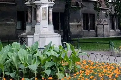 The Copernicus monument in the Planty, Krakow