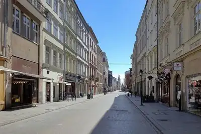 Grodzka street looking south, Krakow