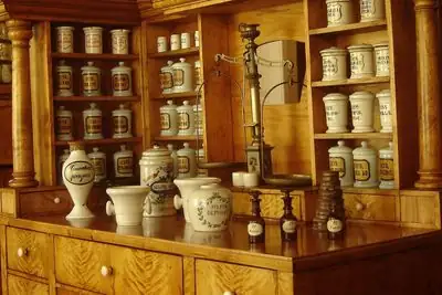 The Pharmacy Museum on Florianska street, Krakow