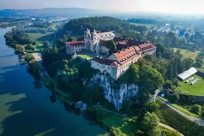 Tyniec Benedictine Abbey above the Vistula, Krakow